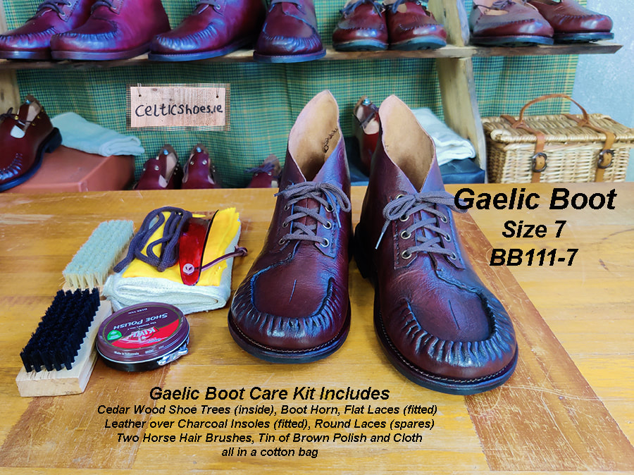 Gaelic Boot Size 7 - CELTIC SHOES